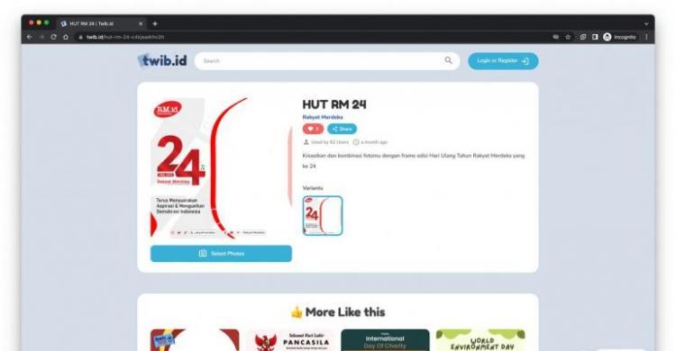 Sukses Dengan S id  ADG Luncurkan Twib id Jadi Platform Twibbon –